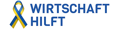 Logo der Ukraine-Hilfsinitiative "Wirtschaft hilft"