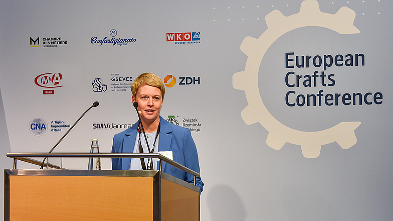 Europäische Handwerkskonferenz 2025 in München: Prof. Dr. Nicole Naeve-Stoß, Uni Köln
