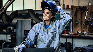 Ofenbaumeisterin Laura Hauck