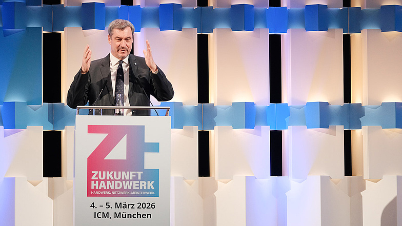 Eröffnung der ZUKUNFT HANDWERK und IHM 2026, Markus Söder, Ministerpräsident des Freistaates Bayern