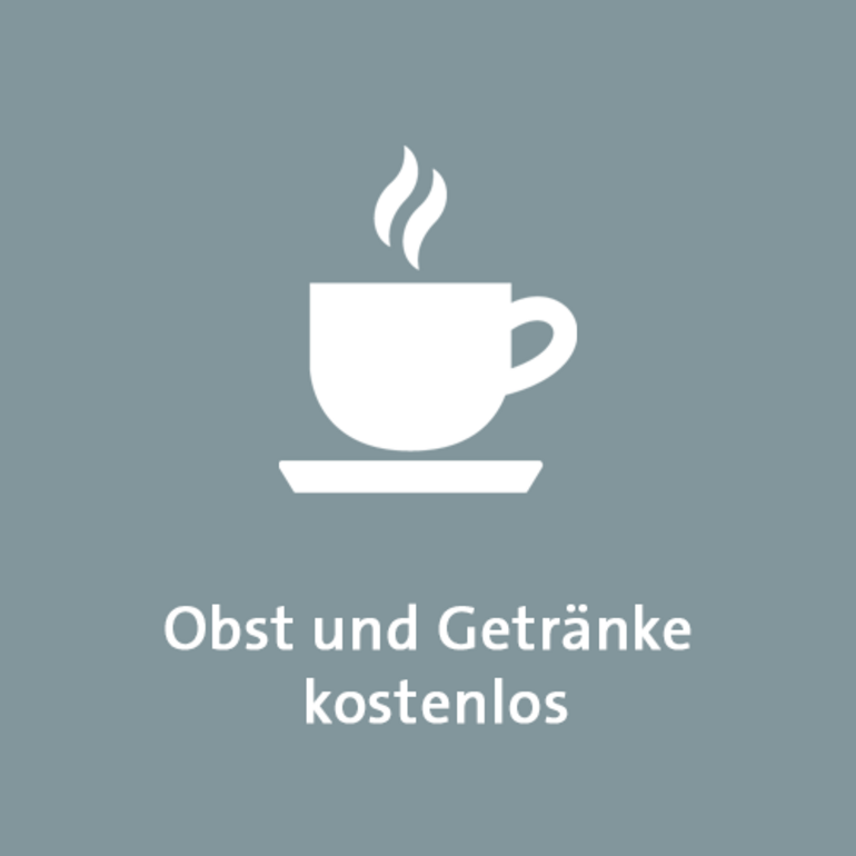 Icon zum Thema Obst und Getränke kostenlos auf grauem Hintergrund