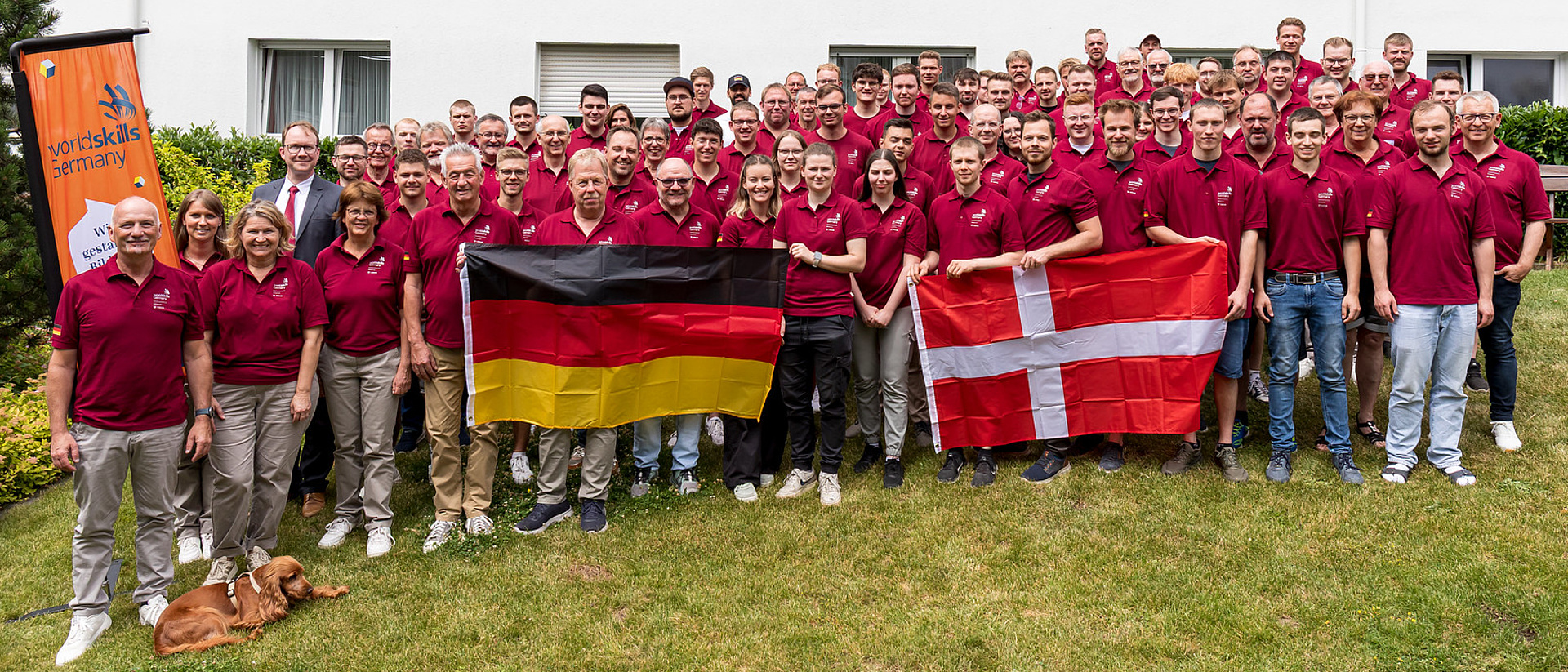 Gruppenfoto Team Germany für die EM der Berufe 2025