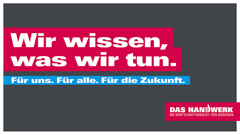 IHM-Leitmotiv 2020: "Wir wissen, was wir tun. Für uns. Für alle. Für die Zukunft."