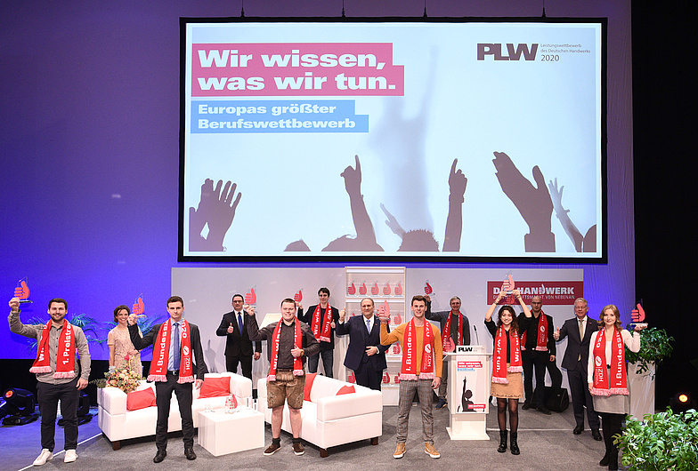 Gruppenbild von der PLW-Schlussfeier 2020