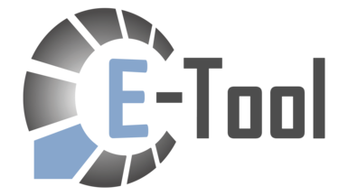 Logo des Energiebuchs "E-Tool" der Mittelstandsinitiative Energiewende und Klimaschutz.