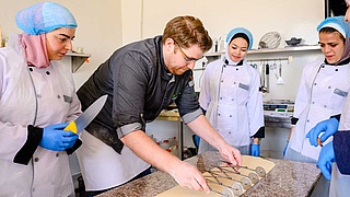 Auszubildende und Ausbilder Bäckereihandwerk, Jordanien