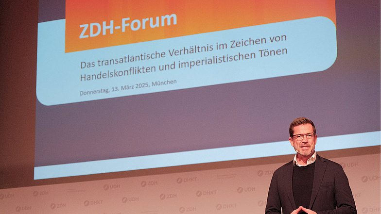 ZDH-Forum auf der ZUKUNFT HANDWERK & IHM 2025: Karl-Theodor zu Guttenberg