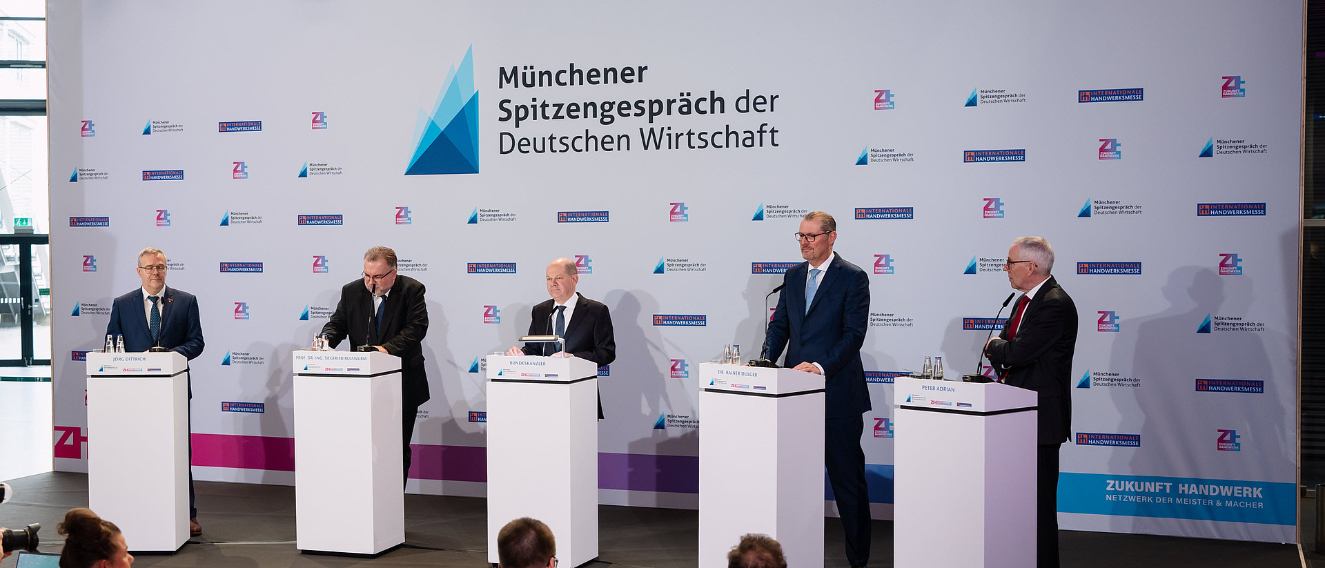 PK Münchner Spitzengespräch der Deutschen Wirtschaft
