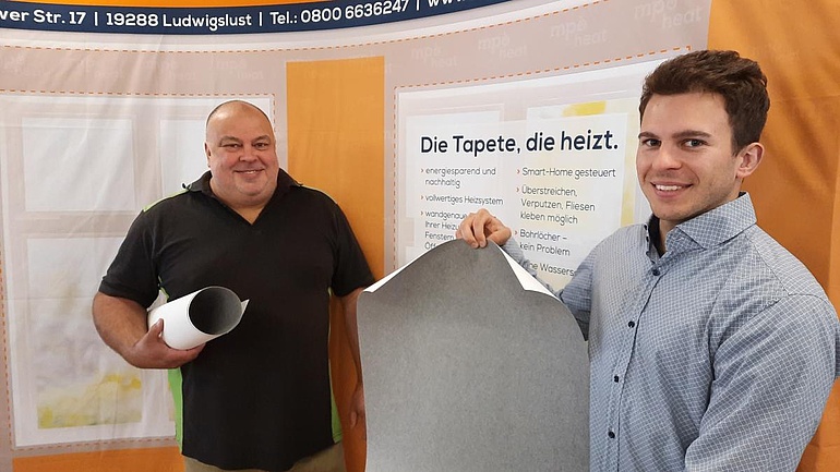 Tapete die heizt
