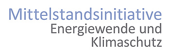 Schriftzug "Mittelstandsinitiative Energiewende und Klimaschutz"