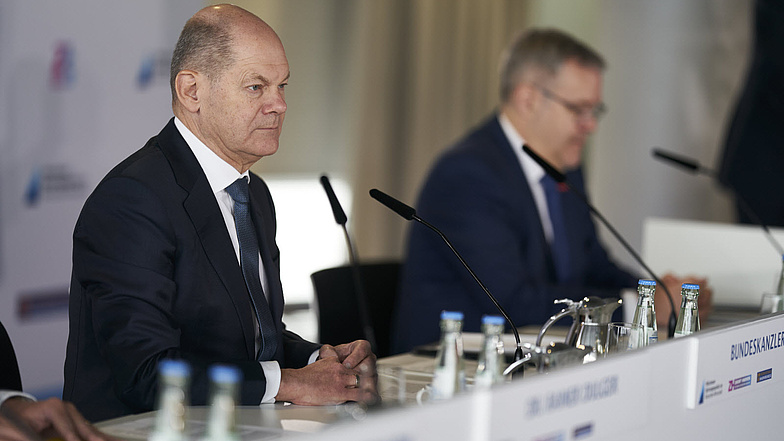 Spitzengespräch der Deutschen Wirtschaft mit dem Bundeskanzler Olaf Scholz