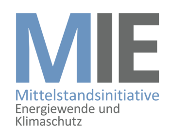 Schriftzug "Mittelstandsinitiative Energiewende und Klimaschutz"