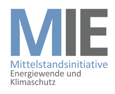 Schriftzug "Mittelstandsinitiative Energiewende und Klimaschutz"