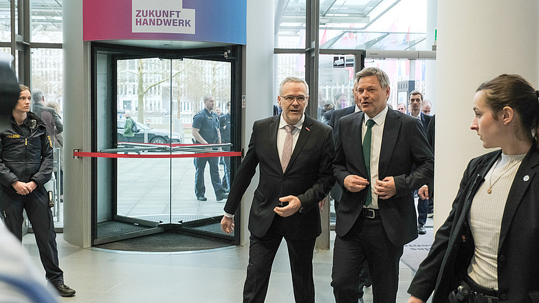 Eröffnung der ZUKUNFT HANDWERK & IHM 2025, Jörg Dittrich, Dr. Robert Habeck
