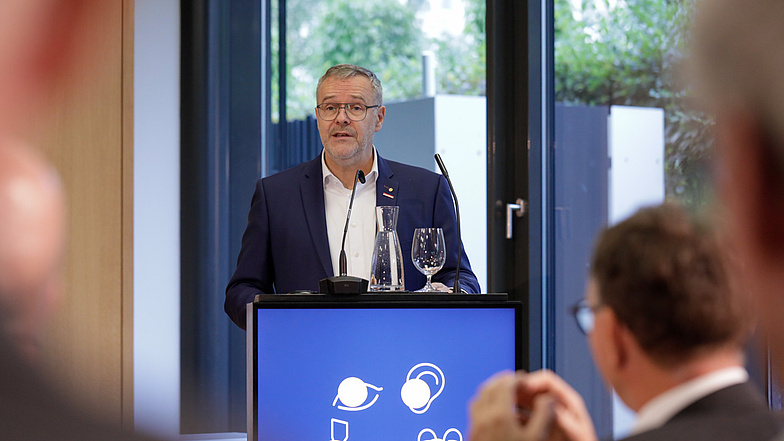 ZDH-Präsident Jörg Dittrich beim Parl. Abend der Gesundheitshandwerke 2024