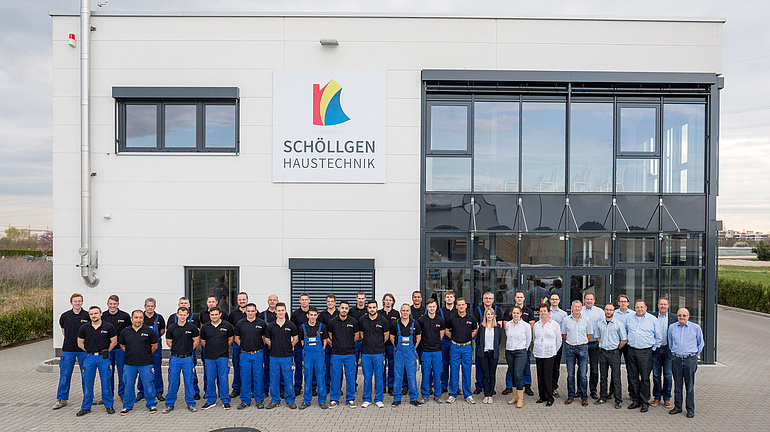 Foto Team der Schöllgen Haustechnik GmbH