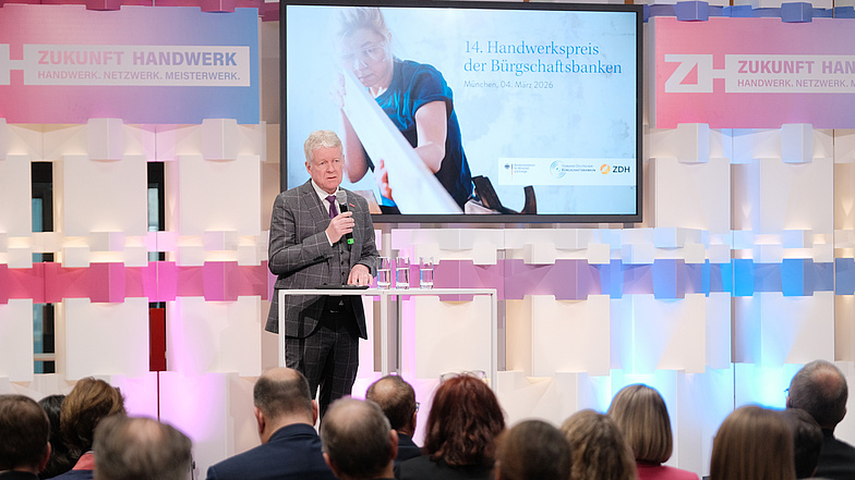Verleihung des 14. Handwerkspreises der Bürgschaftsbanken, ZDH-Generalsekretär Holger Schwannecke