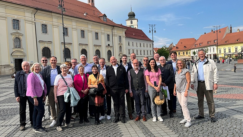 Besprechungskreis Kirche-Handwerk besichtigt die Altstadt von Sibiu/Hermannstadt
