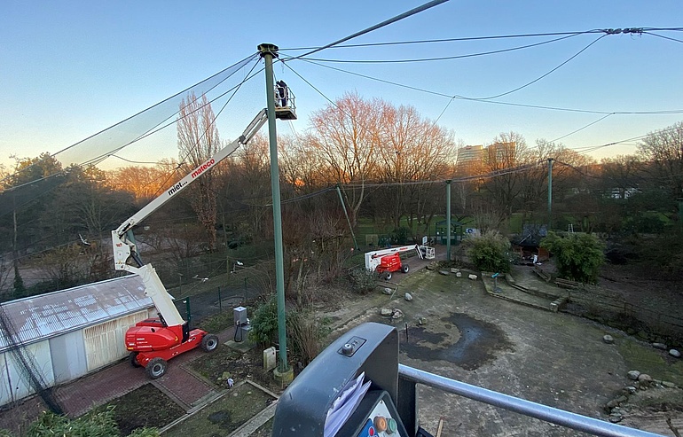 Die Vogelfreianlage in Essen