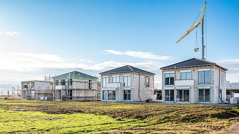Neubau von Einfamilienhäuser