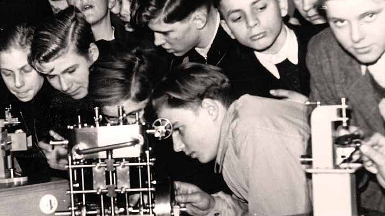 Kurzchronik 1953, Lüneburger Berufsschüler als Gäste beim Praktischen Leistungswettbewerb.